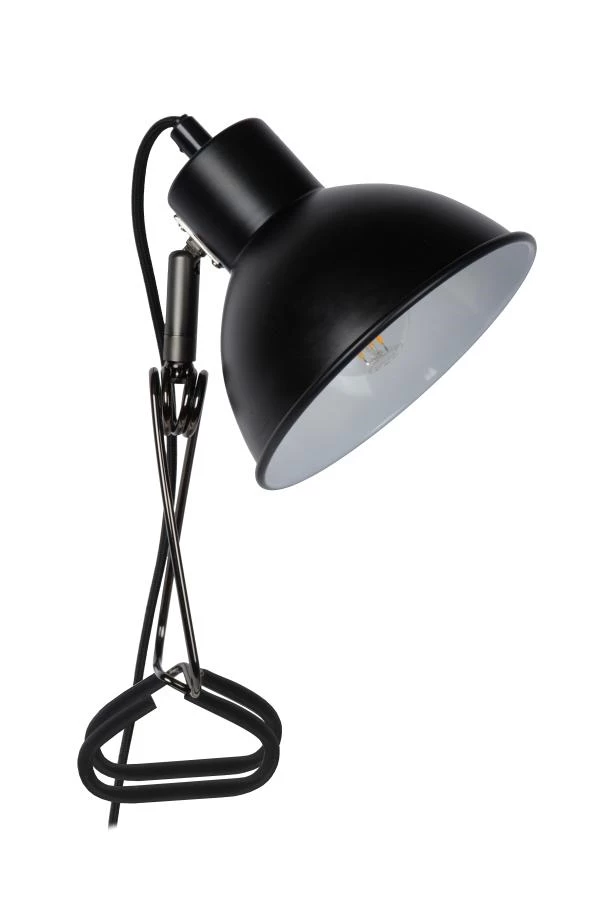 Lucide Lucide MOYS - Klemlamp - 1xE27 - Zwart