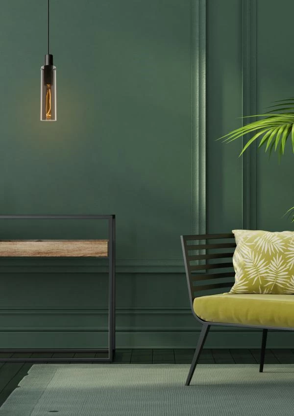 Lucide Lucide ORLANDO - Hanglamp - Ø 10 Cm - 1xE27 - Fumé