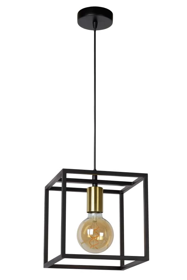 Lucide Lucide RUBEN - Hanglamp - 1xE27 - Zwart