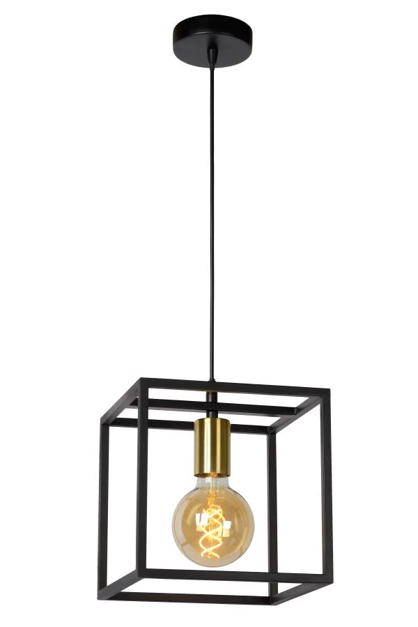 lucide Lucide RUBEN - Hanglamp - 1xE27 - Zwart