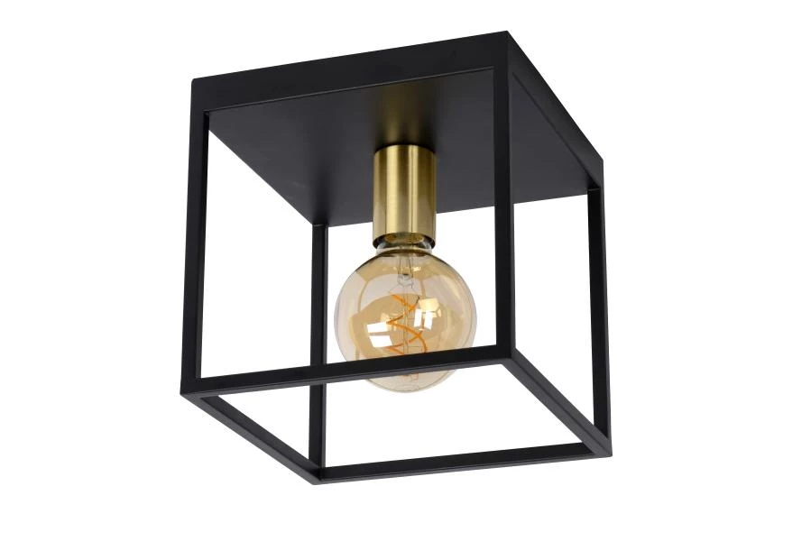 Lucide Lucide RUBEN - Plafonnière - 1xE27 - Zwart