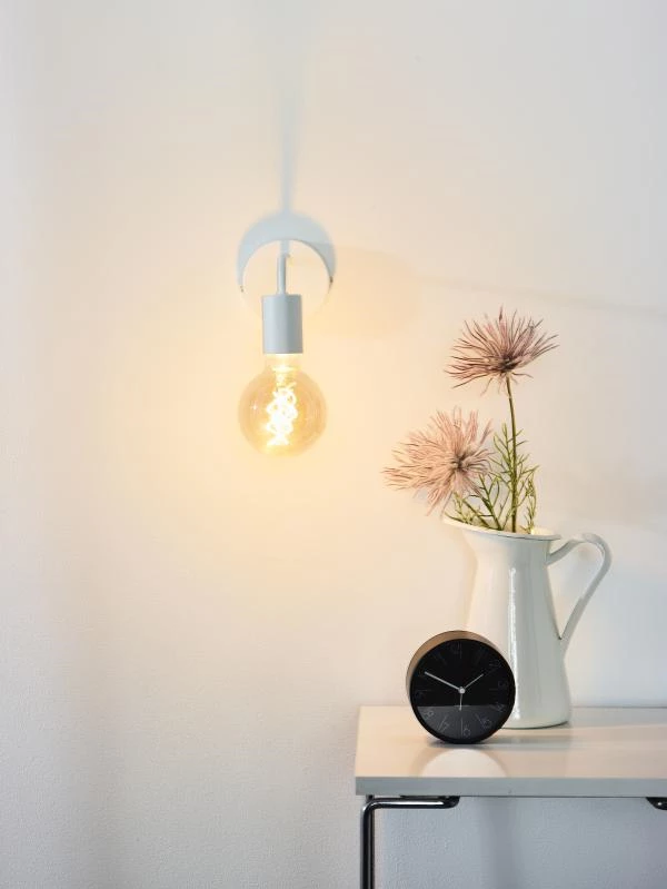 Lucide Lucide SCOTT - Wandlamp - 1xE27 - Wit
