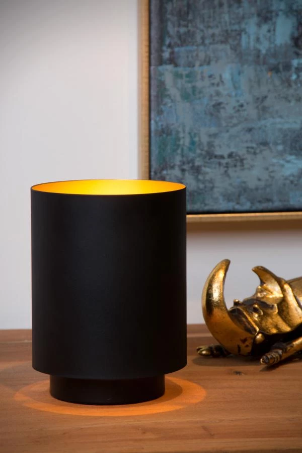 Lucide Lucide SUZY - Tafellamp - Ø 12 Cm - 1xE14 - Zwart