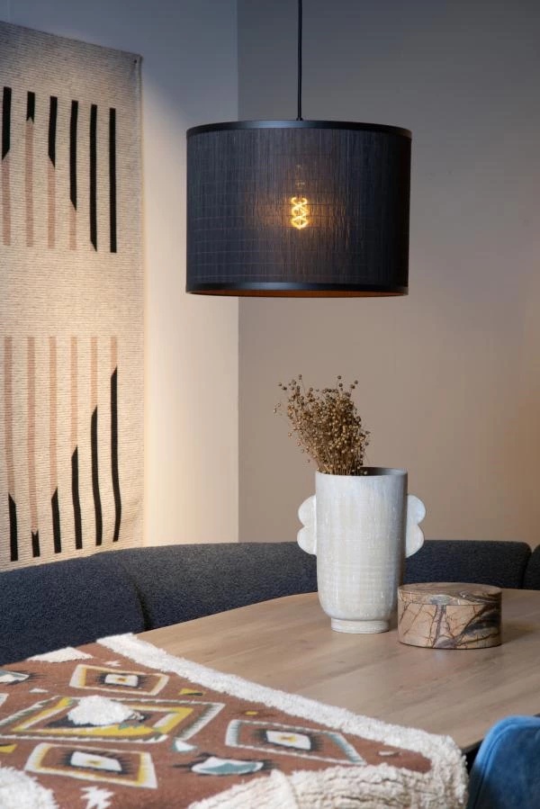 Lucide Lucide TAGALOG - Hanglamp - Ø 40 Cm - 1xE27 - Zwart