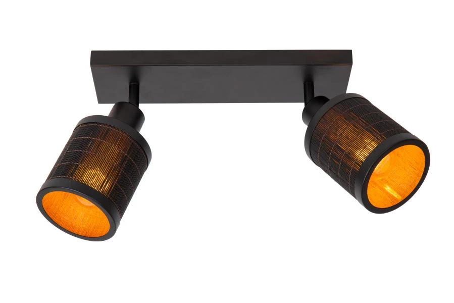 lucide Lucide TAGALOG - Plafondspot - 2xE27 - Zwart