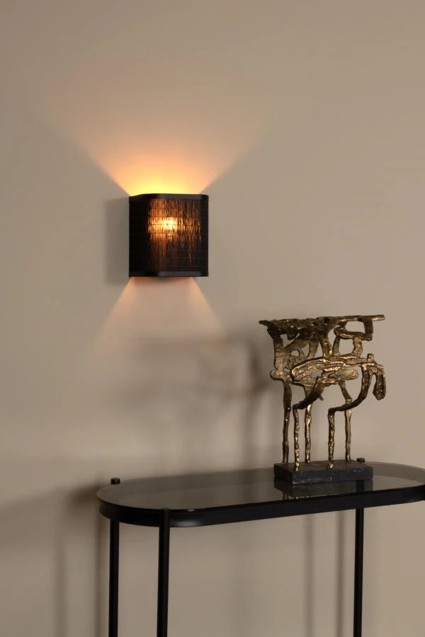 Lucide Lucide TAGALOG - Wandlamp - 1xE27 - Zwart