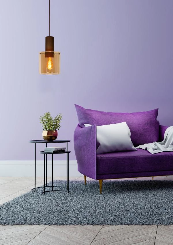 Lucide Lucide TOLEDO - Hanglamp - Ø 20 Cm - 1xE27 - Amber