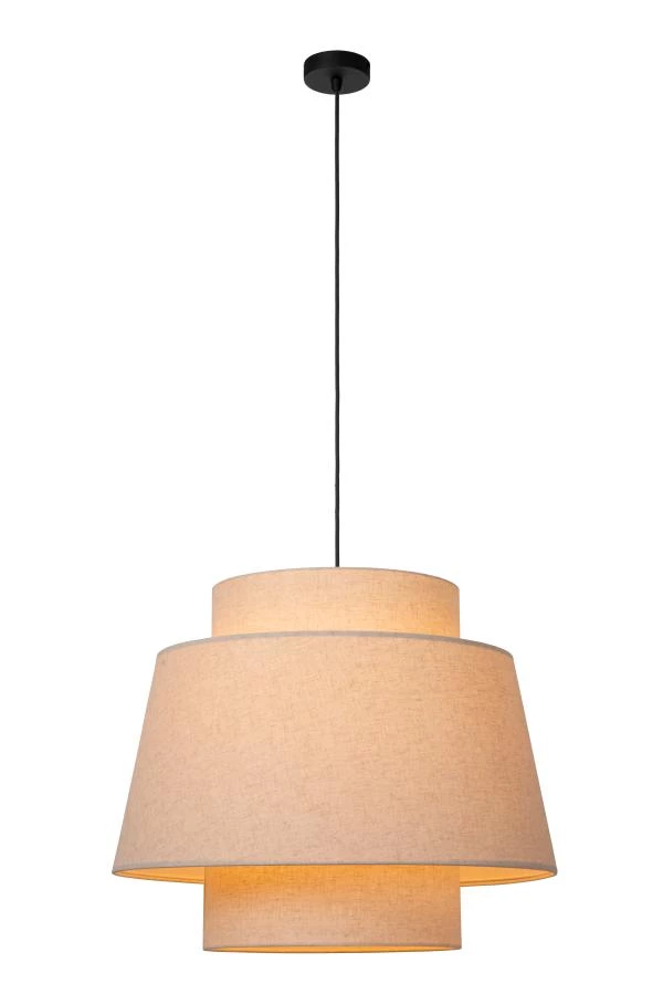 lucide Lucide TRIBUTE - Hanglamp - Ø 60 cm - 1xE27 - Beige