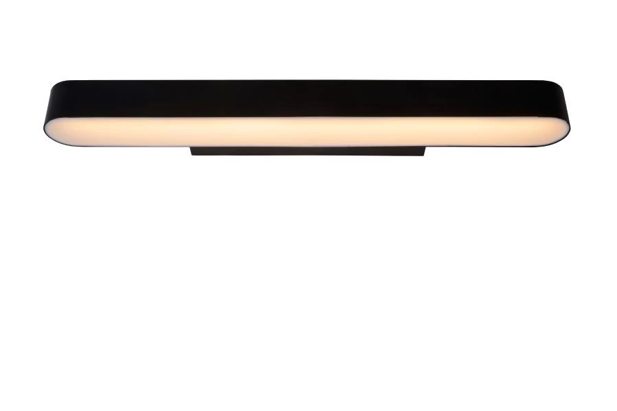 lucide Lucide MADELON - Wandlamp Badkamer - LED - 1x9W 2700K - IP44 - Zwart