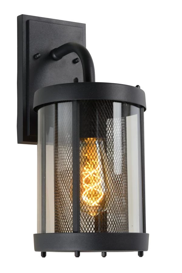 lucide Lucide MAKKUM - Wandlamp Binnen/Buiten - 1xE27 - IP23 - Zwart lucide Lucide MAKKUM - Wandlamp Binnen/Buiten - 1xE27 - IP23 - Zwart