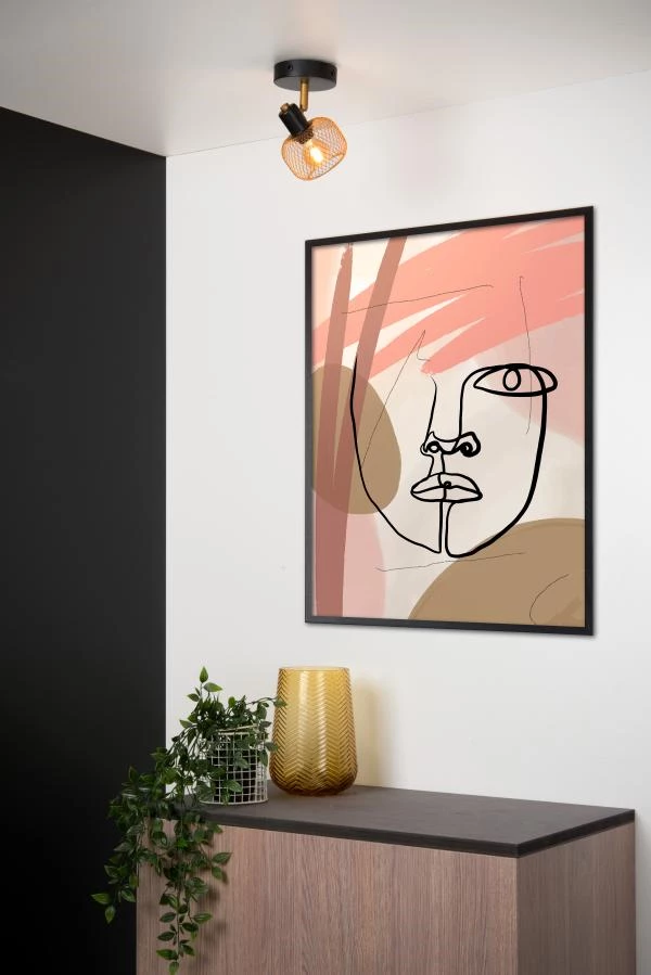 Lucide Lucide MAREN - Plafondspot - 1xE14 - Mat Goud / Messing