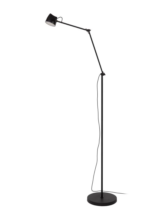 Lucide Lucide MILNE - Vloerlamp - LED Dimb. - 1x8W 2700K - Zwart