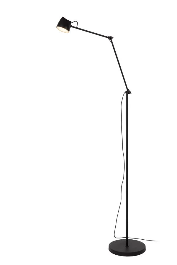 lucide Lucide MILNE - Vloerlamp - LED Dimb. - 1x8W 2700K - Zwart