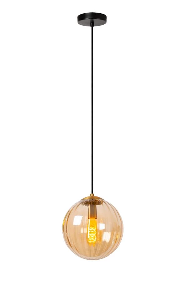 lucide Lucide MONSARAZ - Hanglamp - Ø 25 cm - 1xE27 - Amber