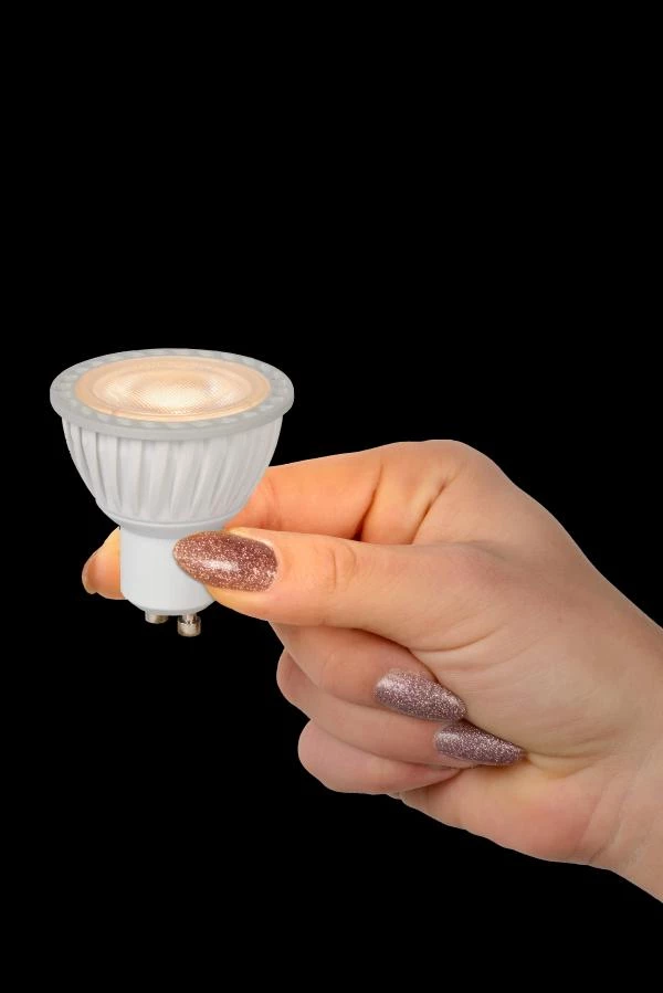 Lucide Lucide MR16 - Led Lamp - Ø 5 Cm - LED Dimb. - GU10 - 3x5W 3000K - Wit - Set Van 3