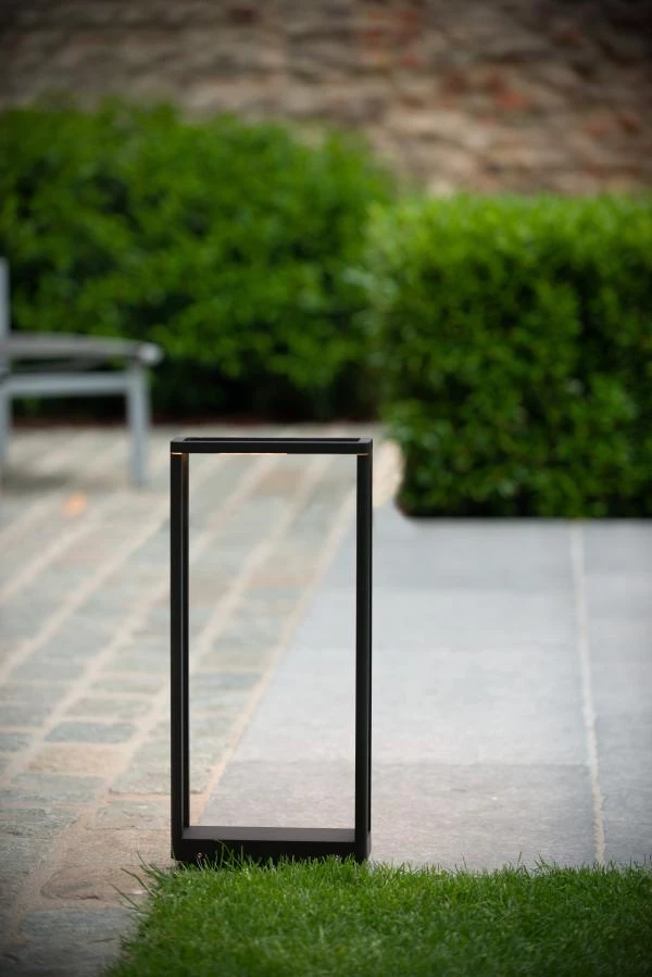 Lucide Lucide NARVIK - Sokkellamp - LED - 1x9 2W 3000K - IP65 - Zwart