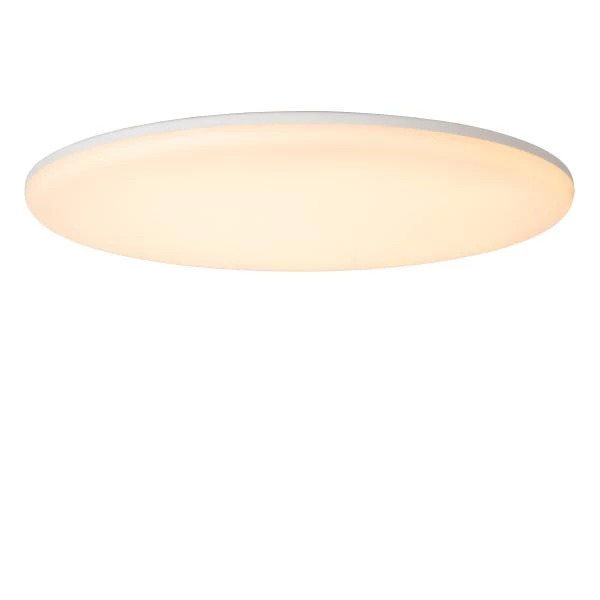Lucide Lucide OLSON - Plafonnière Badkamer - Ø 35 Cm - LED - CCT - 1x36W 3000K/6500K - IP44 - Opaal