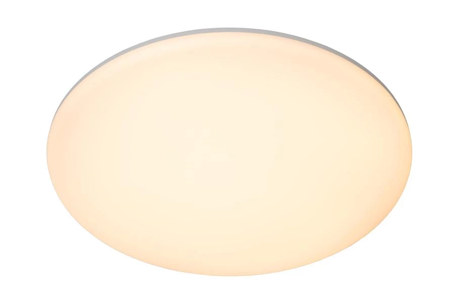 lucide Lucide OLSON - Plafonnière Badkamer - Ø 35 cm - LED - CCT - 1x36W 3000K/6500K - IP44 - Opaal