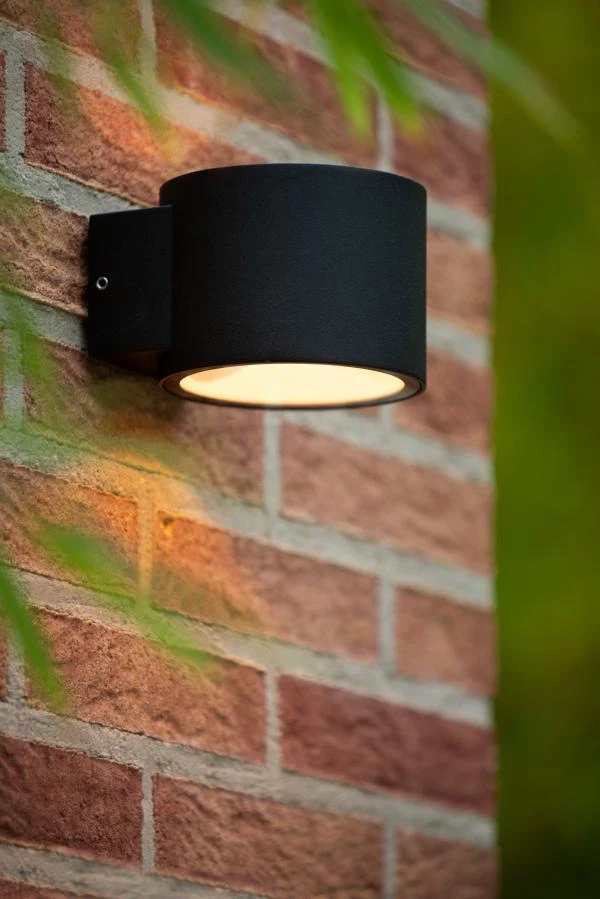 Lucide Lucide OXFORD - Wandlamp Binnen/Buiten - 1xG9 - IP54 - Zwart