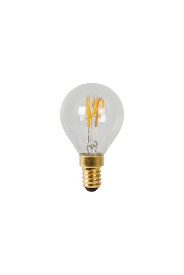Lucide Lucide P45 - Filament Lamp - Ø 4 5 Cm - LED Dimb. - E14 - 1x3W 2700K - Transparant