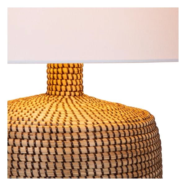Lucide Lucide Premium AMBALA - Tafellamp - Ø 45 Cm - 1xE27 - Naturel