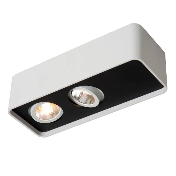 Lucide Lucide Premium ANGULAR - Plafondspot - LED Dimb. - 2x5W 2700K - Wit