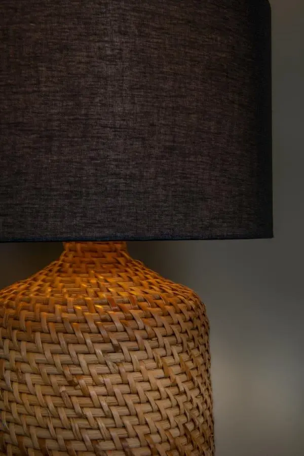 Lucide Lucide Premium ARRAH - Tafellamp - Ø 35 Cm - 1xE27 - Naturel