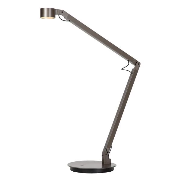 lucide Lucide Premium OGDEN - Bureaulamp - LED 3 StepDim - 1x7W 3000K - Grijs ijzer