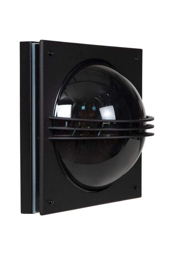 Lucide Lucide PRIVAS - Wandlamp Binnen/Buiten - 2xE27 - IP44 - Zwart