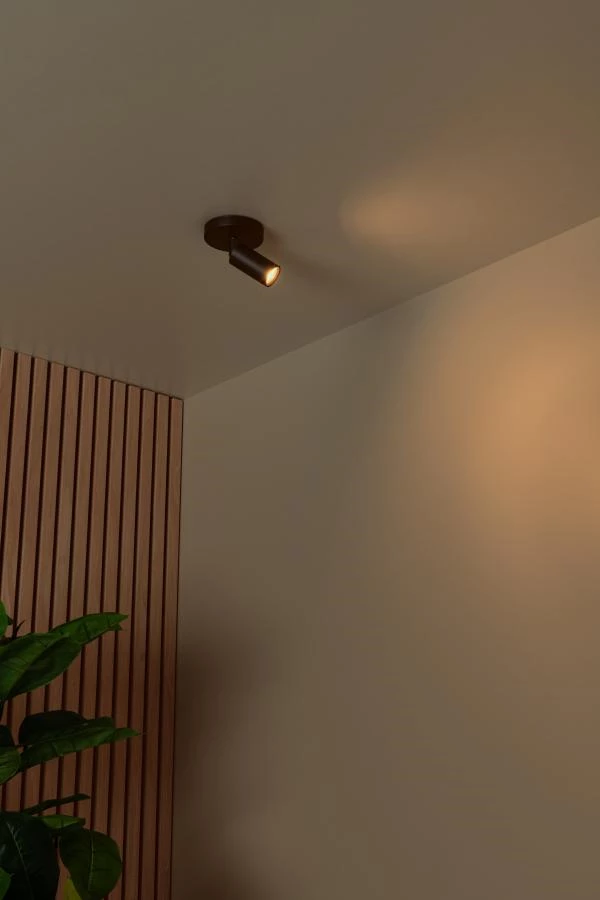 Lucide Lucide RITMO - Plafondspot - Ø 10 Cm - 1xGU10 (MR11) - Zwart