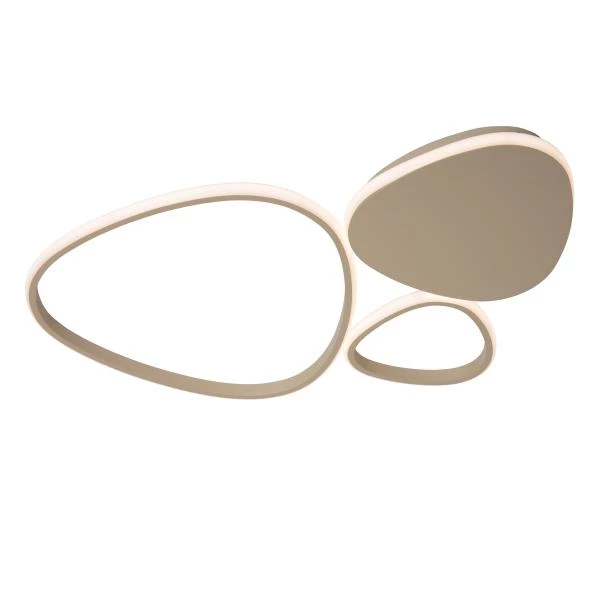 lucide Lucide SAMLING - Plafonnière - LED Dimb. - CCT - 1x30W 2700K/4000K - Taupe