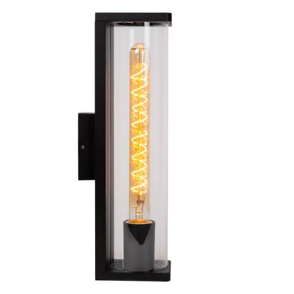 Lucide Lucide SLIGO - Wandlamp Binnen/Buiten - 1xE27 - IP54 - Zwart