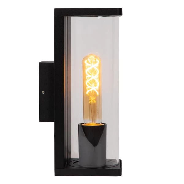 Lucide Lucide SLIGO - Wandlamp Binnen/Buiten - 1xE27 - IP54 - Zwart