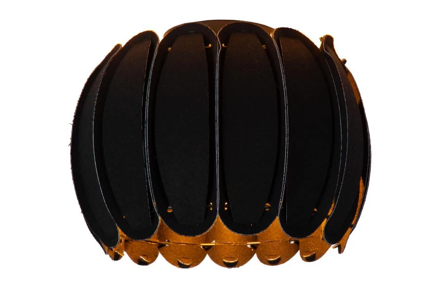 lucide Lucide SPENCER - Plafonnière - Ø 30 cm - 1xE27 - Zwart