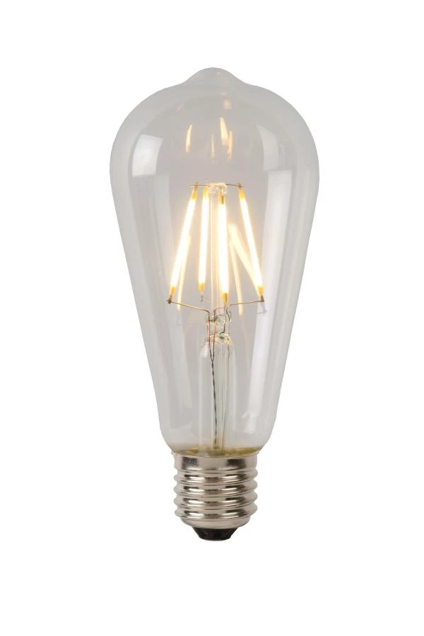 lucide Lucide ST64 Class A - Filament lamp - Ø 6 4 cm - LED - E27 - 1x7W 2700K - Transparant