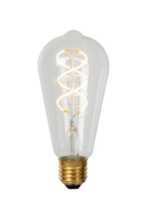 lucide Lucide ST64 - Filament lamp - Ø 6 4 cm - LED Dimb. - E27 - 1x4 9W 2700K - Transparant