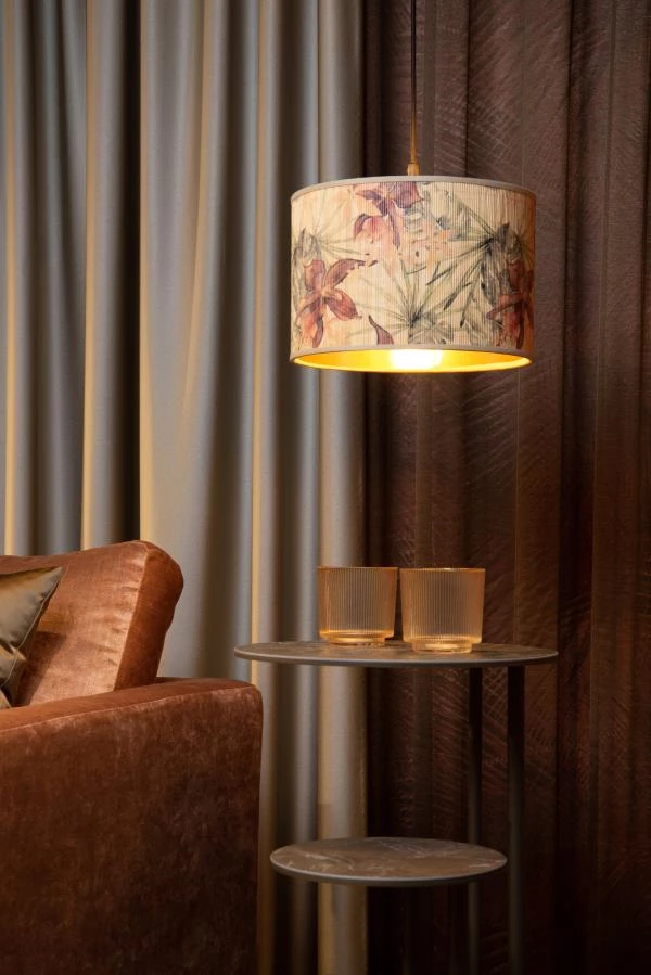 Lucide Lucide TANSELLE - Hanglamp - Ø 30 Cm - 1xE27 - Multicolor