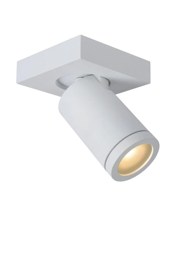 lucide Lucide TAYLOR - Plafondspot Badkamer - LED Dim to warm - GU10 - 1x5W 2200K/3000K - IP44 - Wit