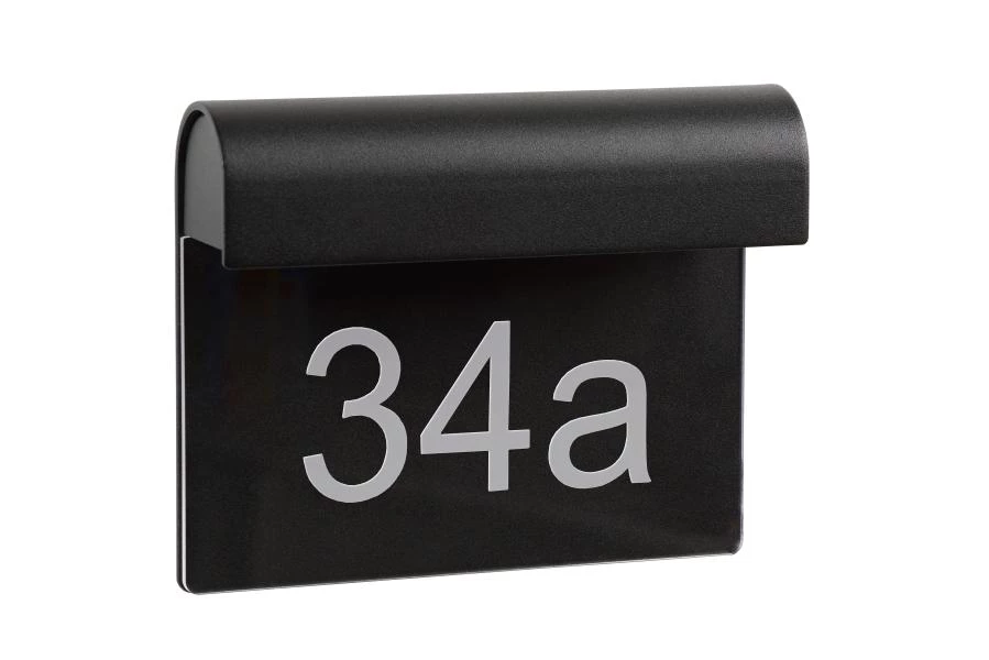 Lucide Lucide THESI LED - Wandlamp Binnen/Buiten - LED - 1x8W 3000K - IP54 - Zwart