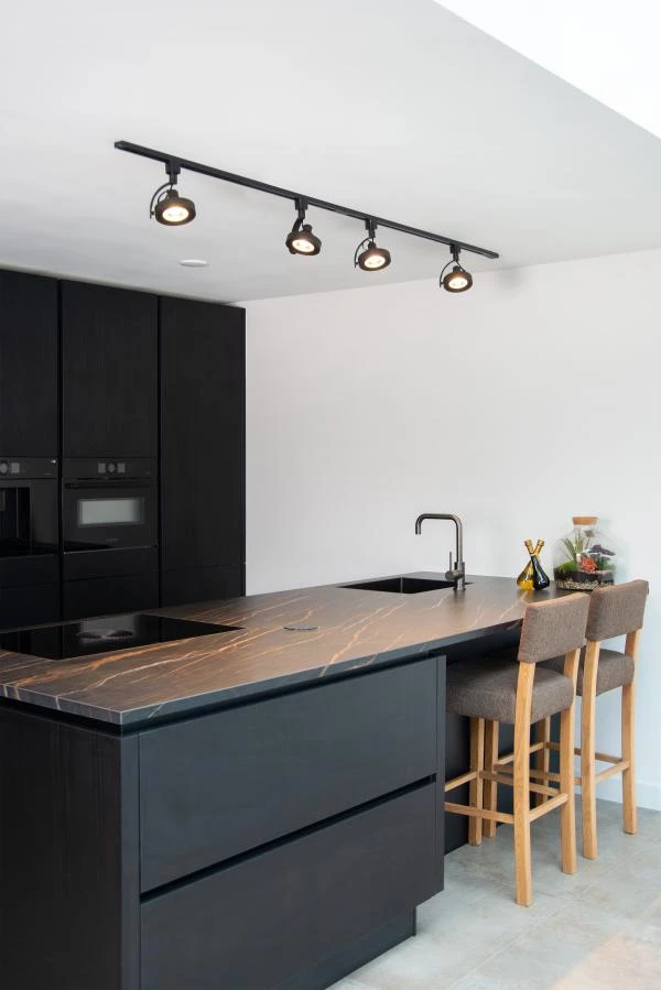 Lucide Lucide TRACK DORIAN Railspot - 1-fase Railsysteem / Railverlichting - 1xES111 - Zwart (Uitbreiding)