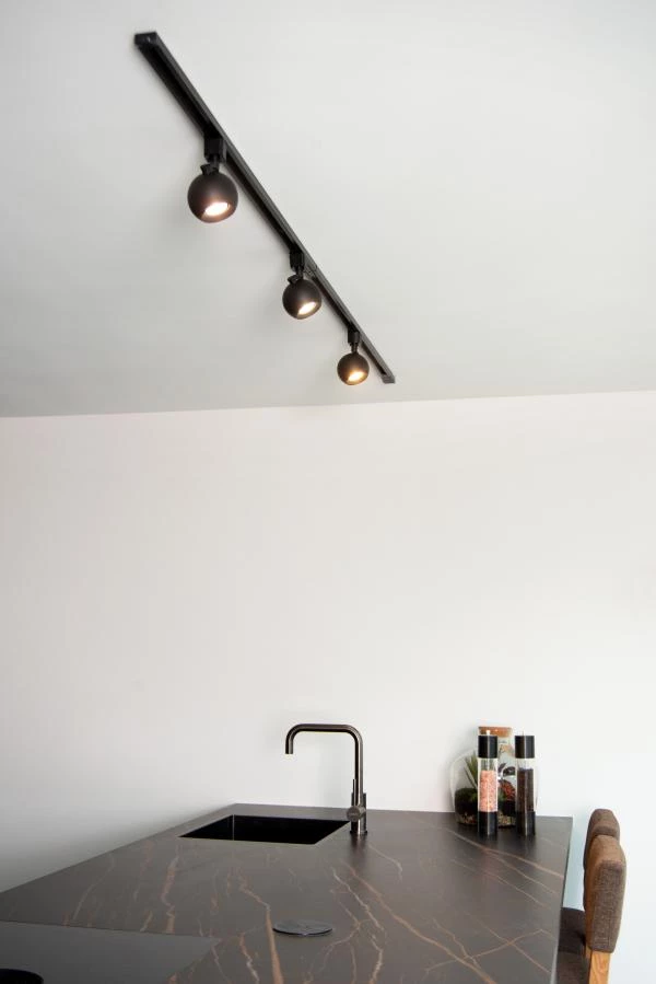 Lucide Lucide TRACK FAVORI Railspot - 1-fase Railsysteem / Railverlichting - 1xGU10 - Zwart (Uitbreiding)