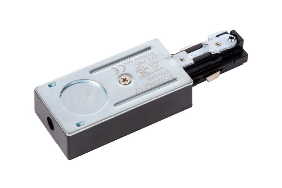 Lucide Lucide TRACK Startvoeding - 1-fase Railsysteem / Railverlichting - Enkel - Zwart (Uitbreiding)