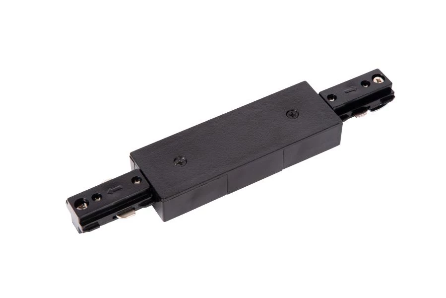 lucide Lucide TRACK Startvoeding - 1-fase railsysteem / Railverlichting - Dubbel - Zwart (Uitbreiding)