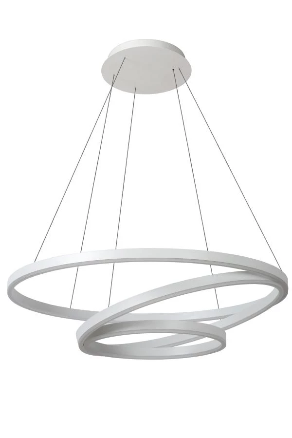 Lucide Lucide TRINITI - Hanglamp - Ø 80 Cm - LED Dimb. - 3000K - Wit