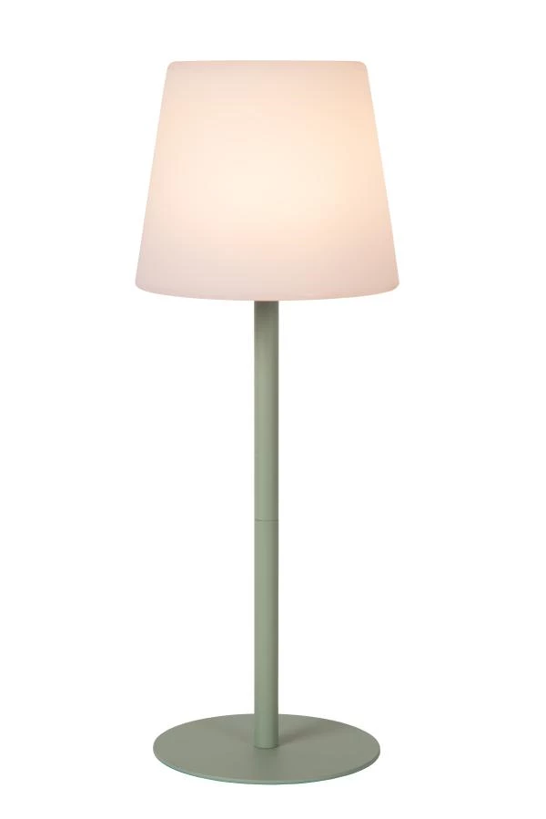 lucide Lucide TYON - Oplaadbare Tafellamp Binnen/Buiten - Accu/Batterij - LED Dimb. - 1x2W 2700K - IP65 - Groen