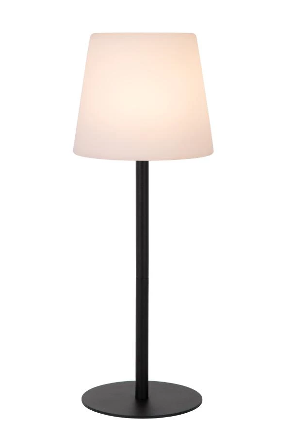 lucide Lucide TYON - Oplaadbare Tafellamp Binnen/Buiten - Accu/Batterij - LED Dimb. - 1x2W 2700K - IP65 - Zwart