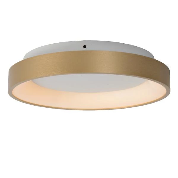 Lucide Lucide VIDAL - Plafonnière - Ø 28 Cm - LED Dimb. - 1x20W 2700K - Mat Goud / Messing