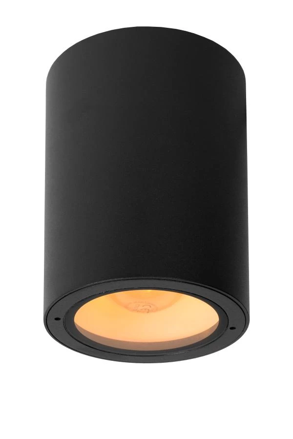 lucide Lucide VOLANTIS - Plafondspot Binnen/Buiten - Ø 10 8 cm - 1xE27 - IP54 - Zwart