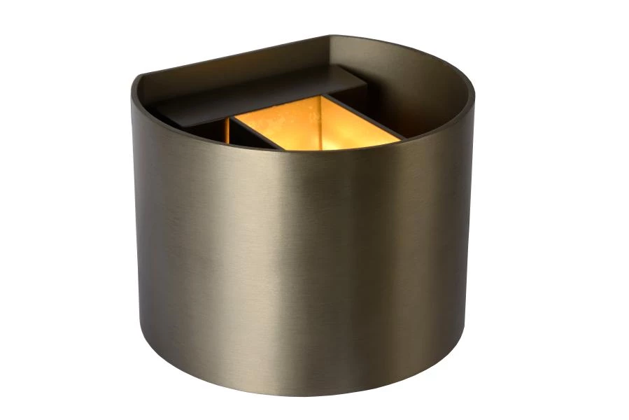 lucide Lucide XIO - Wandlamp - LED Dimb. - G9 - 1x3 5W 2700K - Verstelbare stralingshoek - Roest bruin