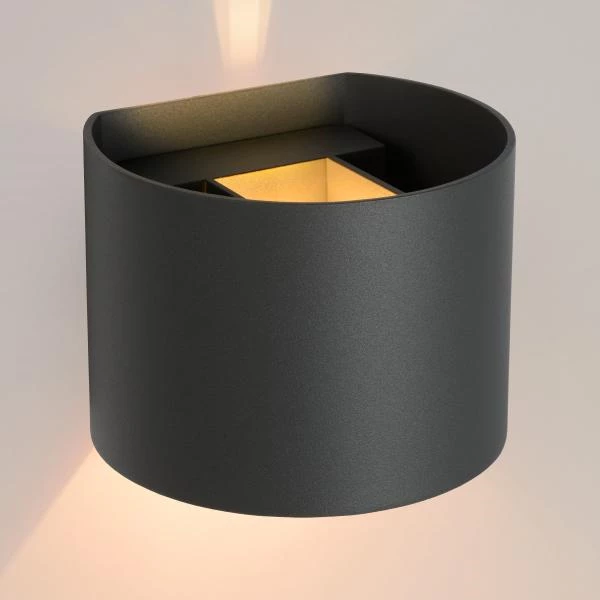 Lucide Lucide XIO - Wandlamp - LED Dimb. - G9 - 1x3 5W 2700K - Verstelbare Stralingshoek - Grijs